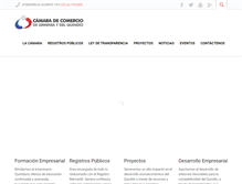 Tablet Screenshot of camaraarmenia.org.co